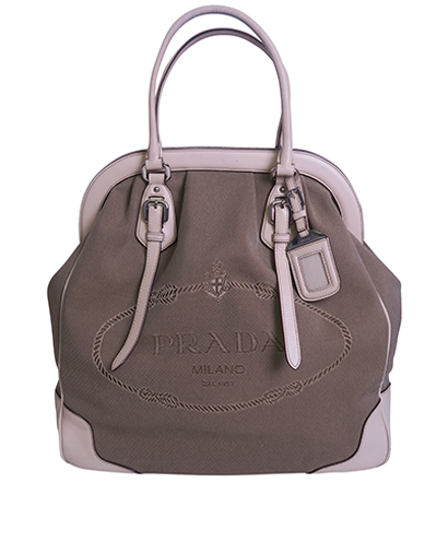 Jacquard Frame Tote, front view